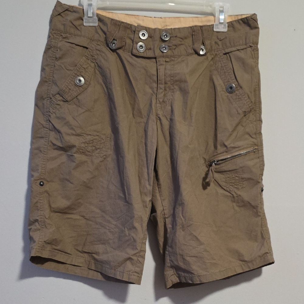 Men's Casual Brown Cargo Shorts